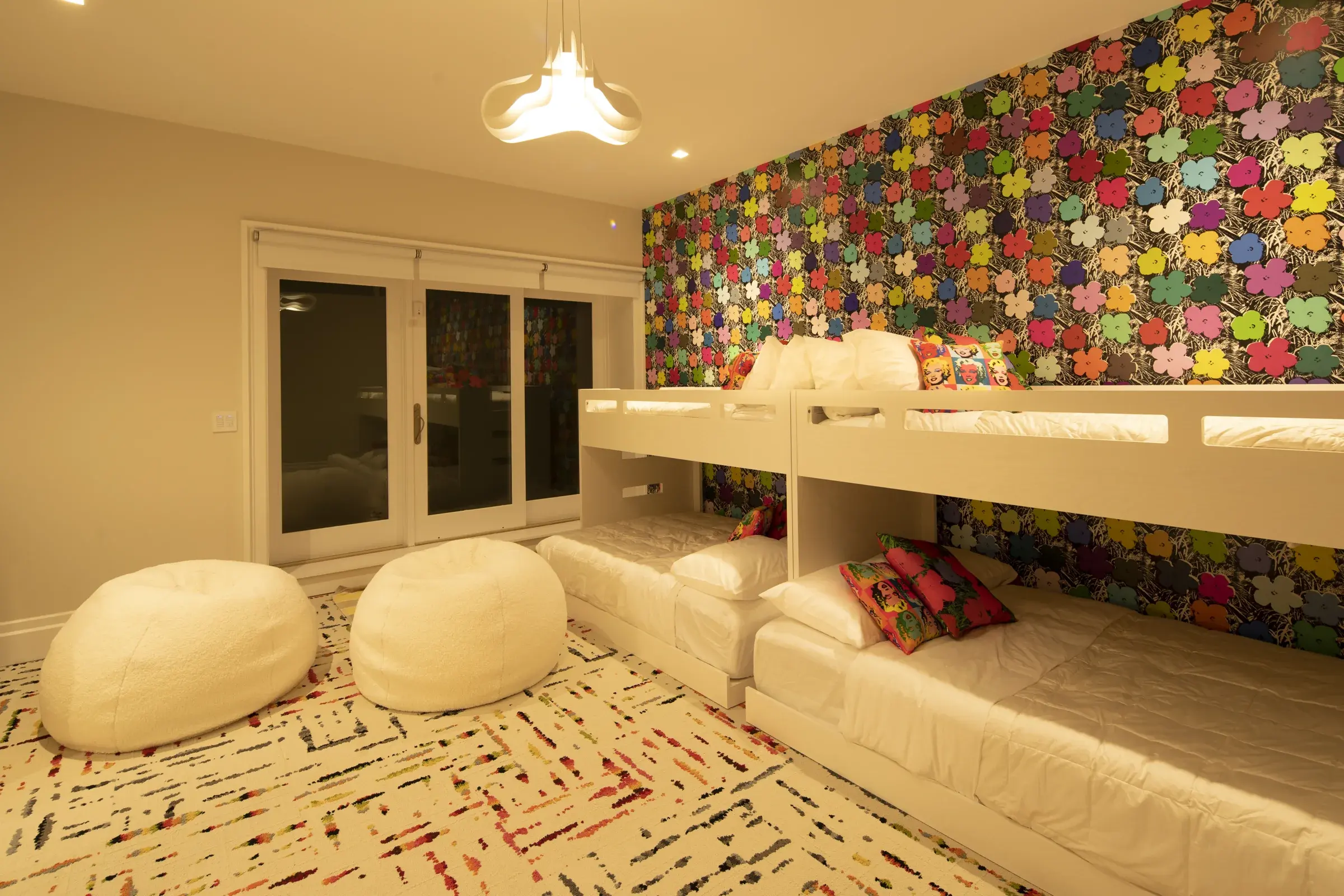 A child's room in warm-dim light for winding down