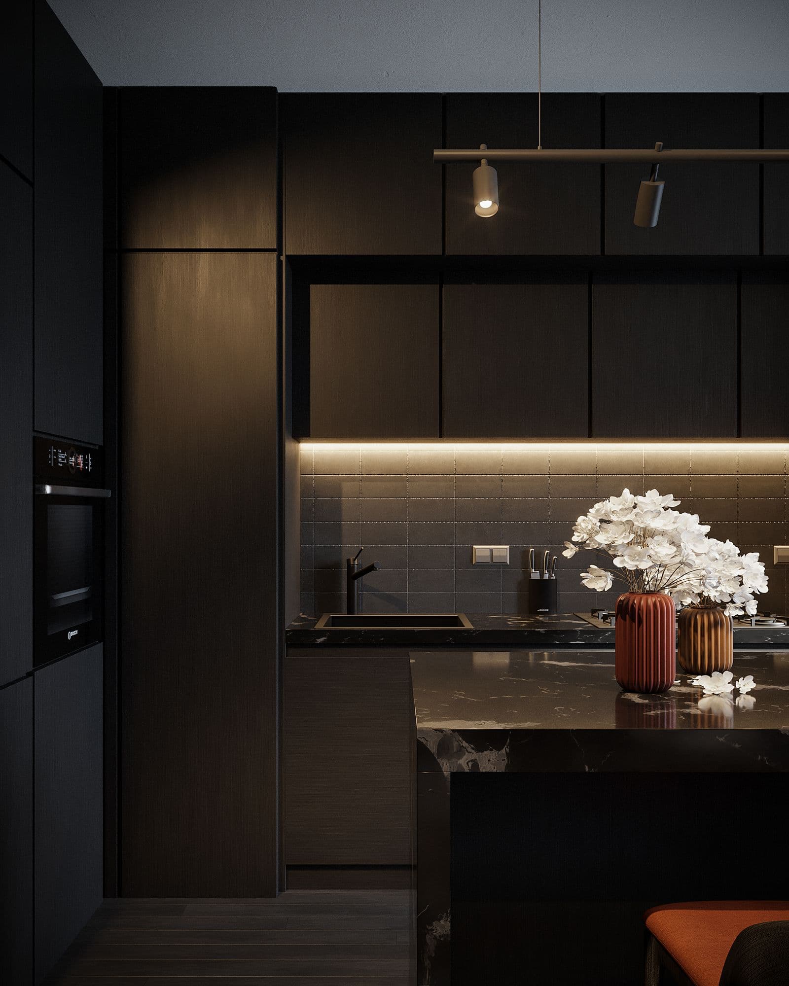 A family kitchen ready for the morning