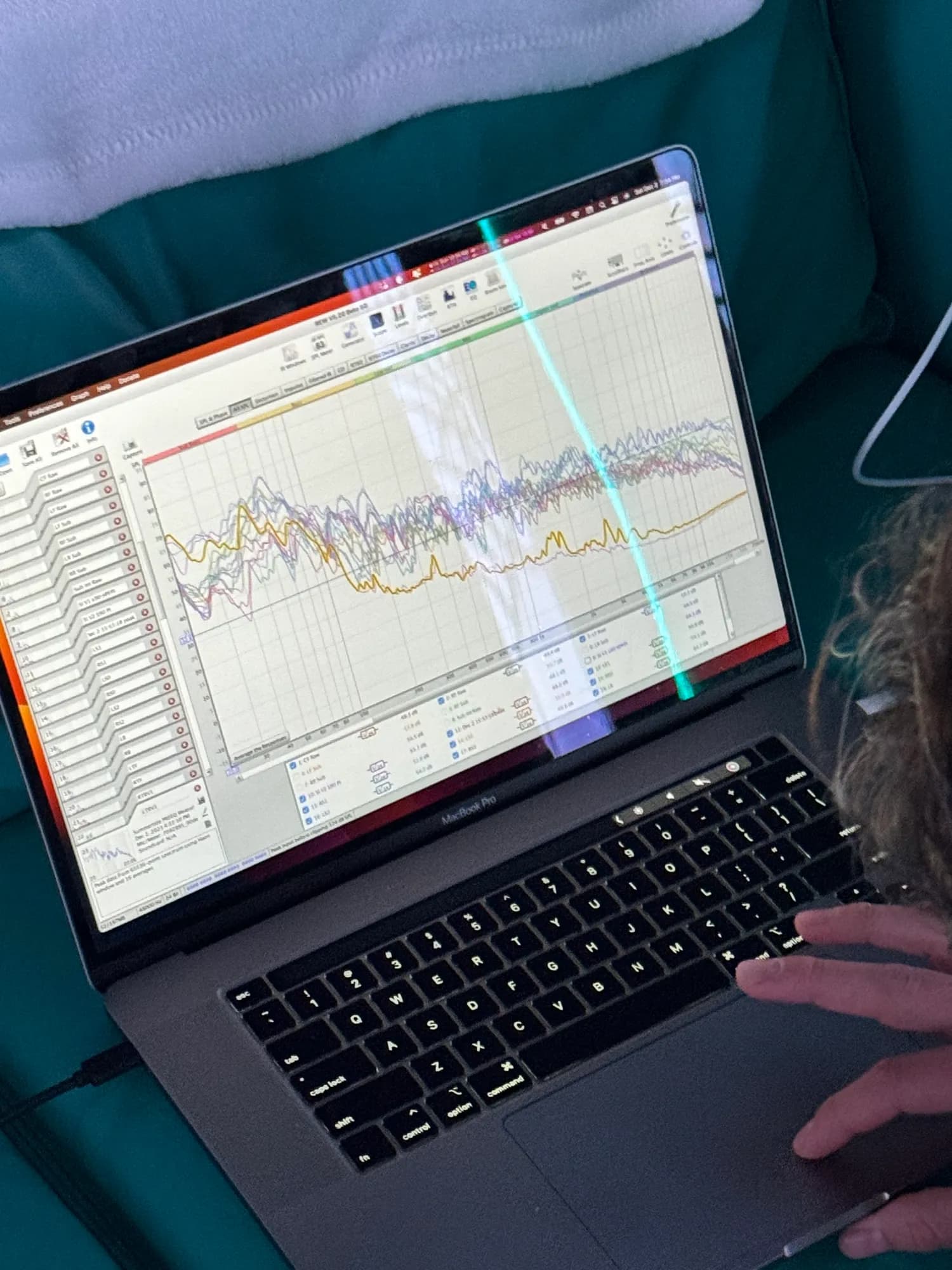 The cinema measured to reference, picture and sound tuned by hand