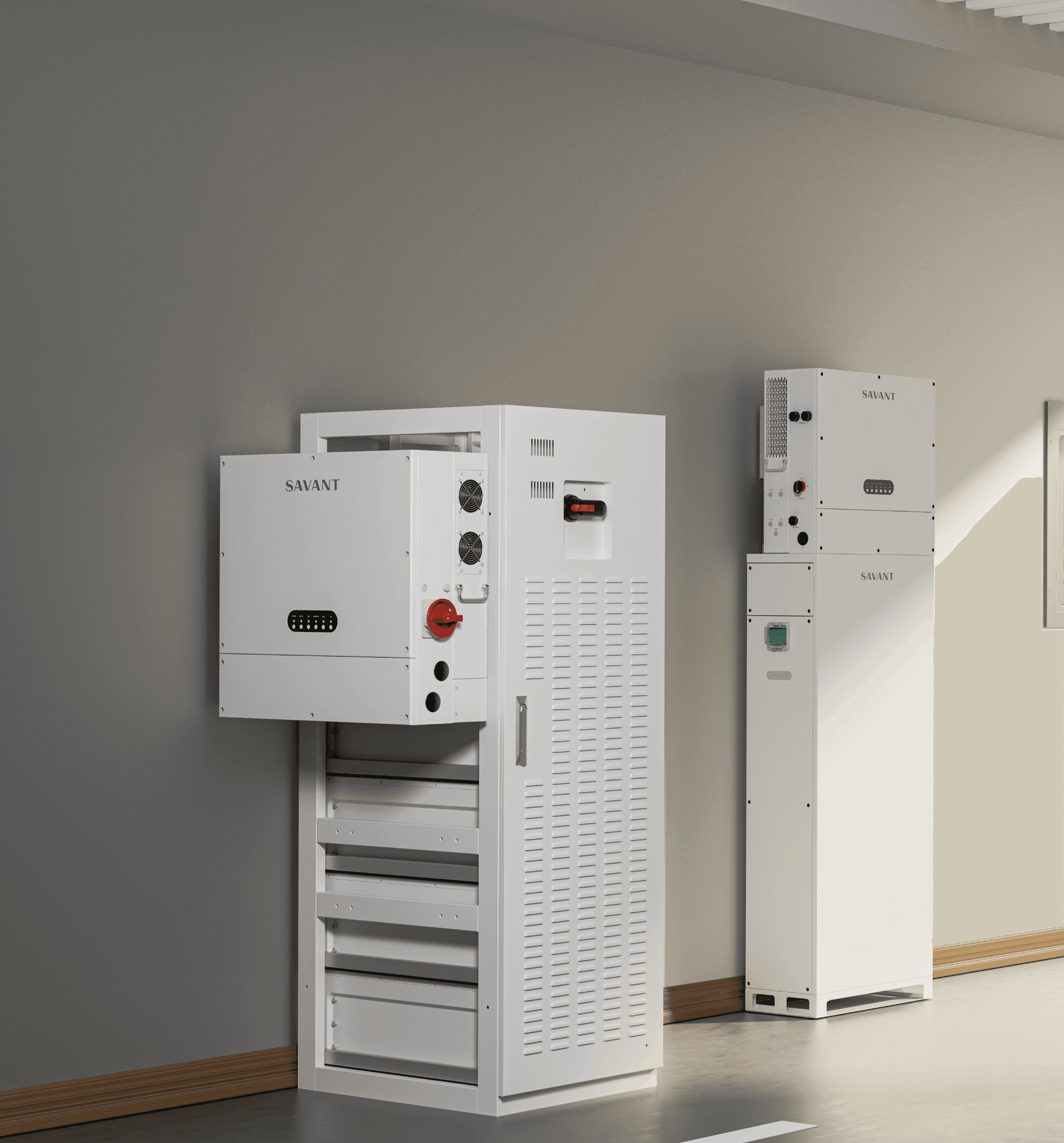 The Savant Power energy storage system in a modern utility space