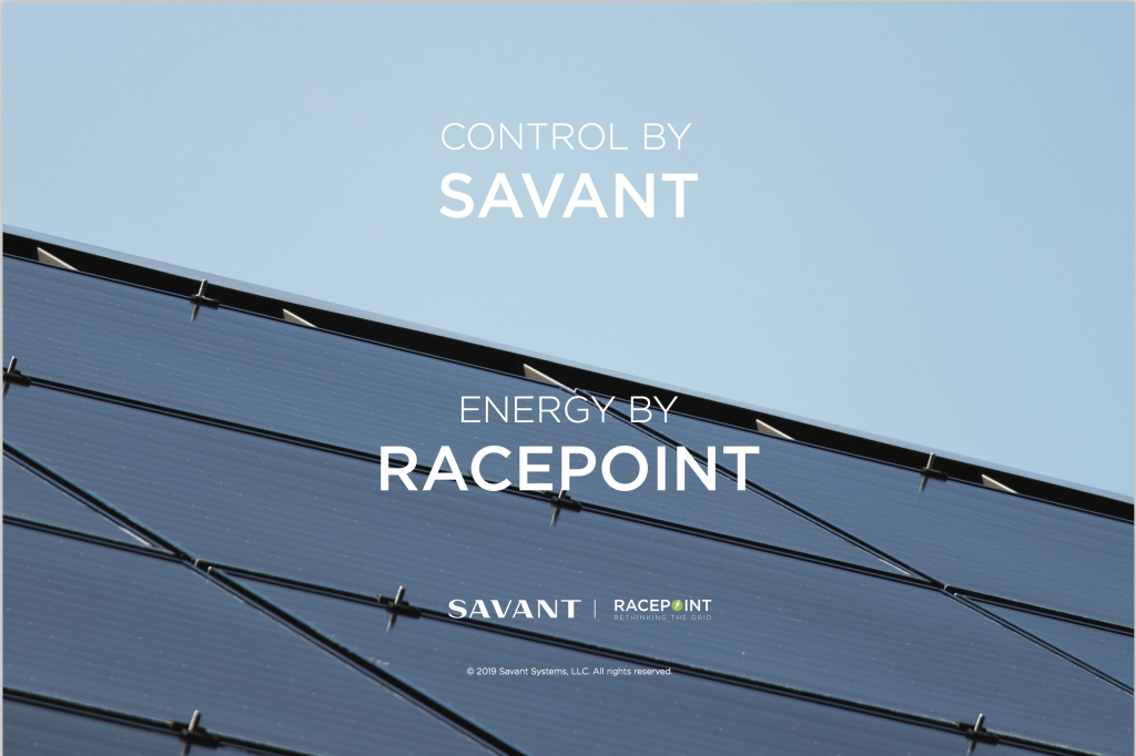 Racepoint Energy Management & Savant Home Automation Guide